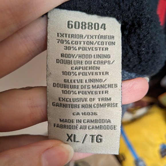 3 for $30 - Soft Lined Grey Hoodie - Picture 4 of 4